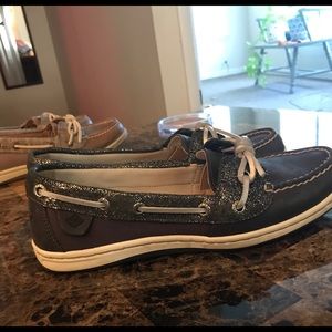 Sperry barrelfish women shoes size 6.5 dark navy